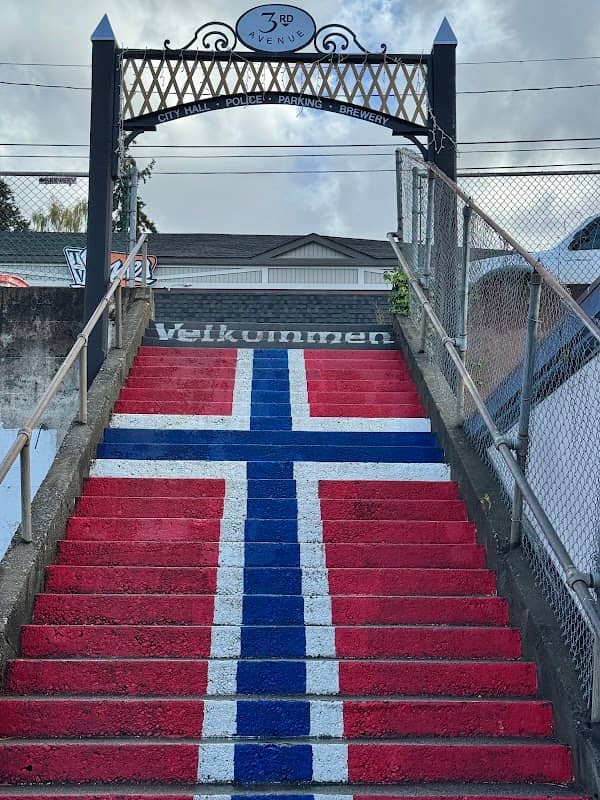 Poulsbo Norway Flag Steps - Image 1