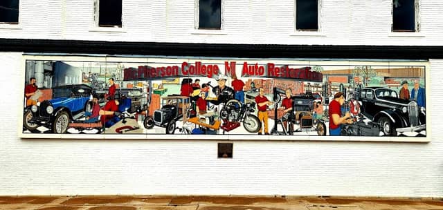 Automotive Restoration Technology Mural - Image 1