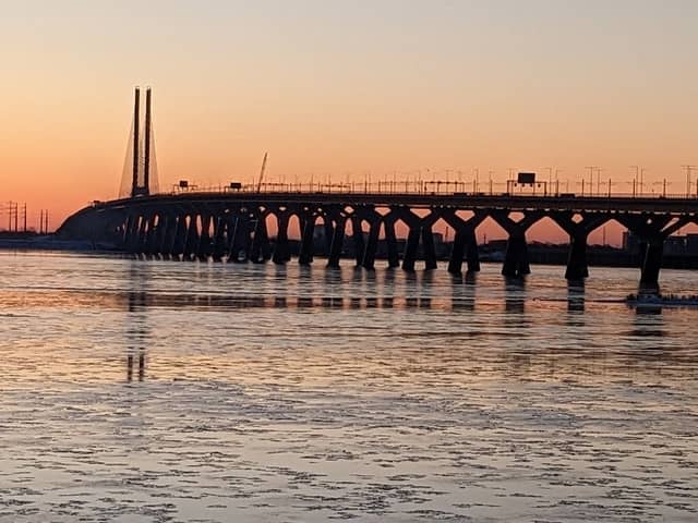 Sunset Champlain Bridge - Image 2