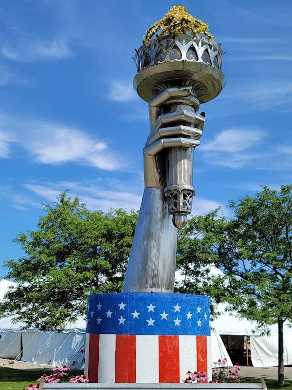Statue of Liberty Torch Sculpture - Image 1
