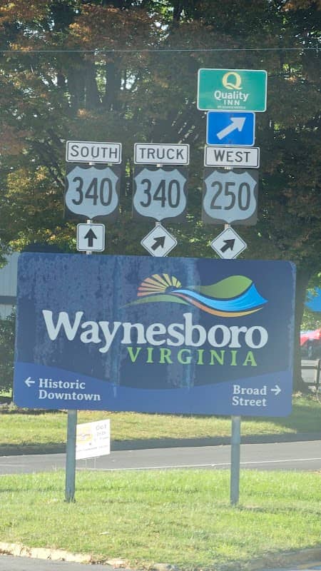 Waynesboro VIRGINIA Welcome Sign - Image 1