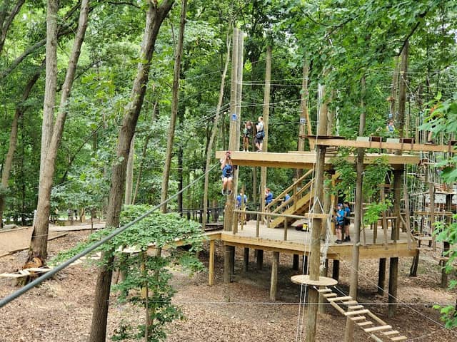 Tree Trekkers Frederick Outdoor Aerial Adventure Ropes and Zipline Park - Image 2