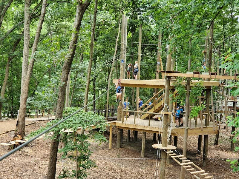 Tree Trekkers Frederick Outdoor Aerial Adventure Ropes and Zipline Park - Image 2