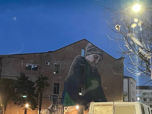 კედლის მხატვრობა “ბებო” - Image 1