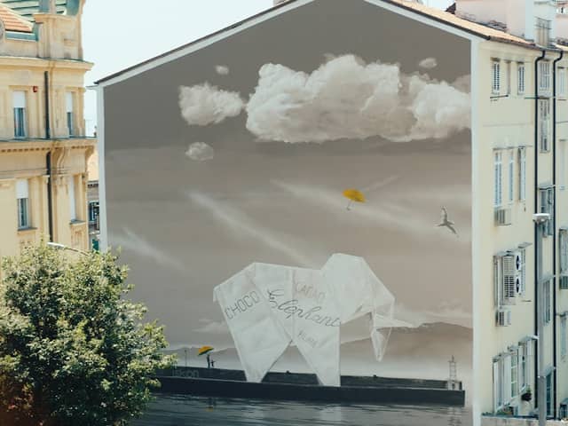 Elephant - mural in Rijeka - Image 2