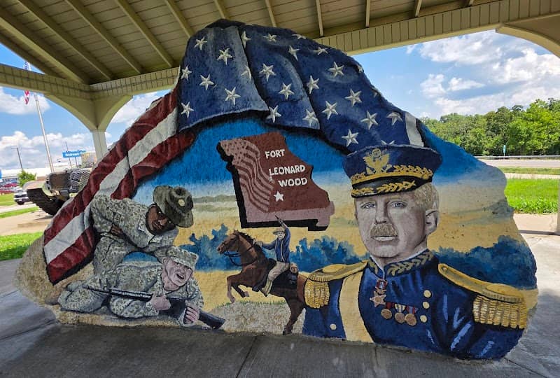 The Freedom Rock w/ military unit rocks - Image 2