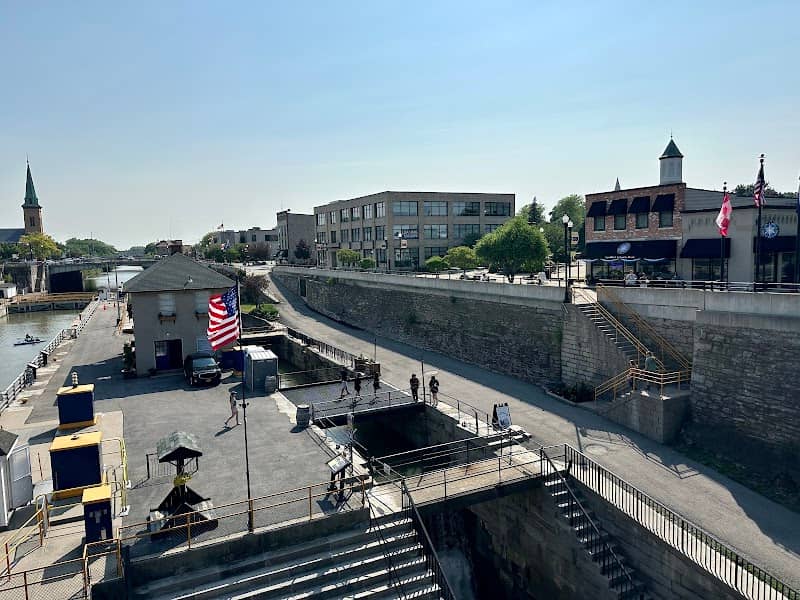 Historic Erie Canal "Flight of Five" Combined Locks - Image 3