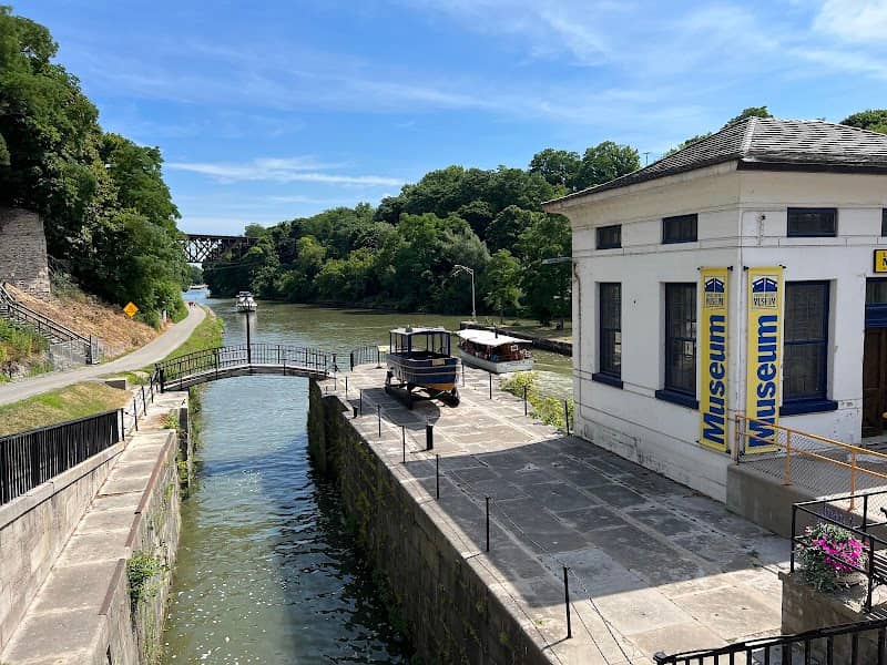 Historic Erie Canal "Flight of Five" Combined Locks - Image 2