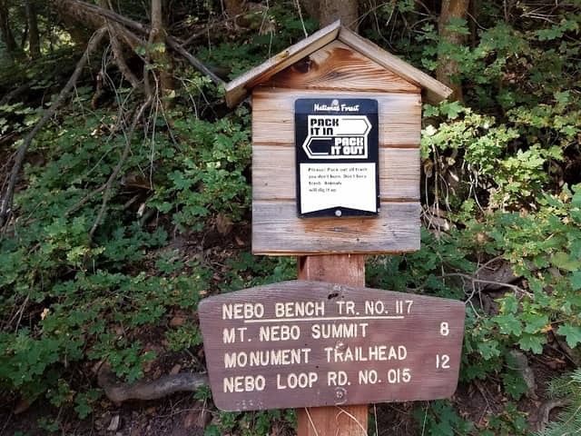 Nebo Bench Trailhead - Image 1