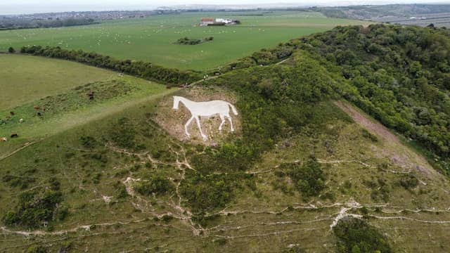 National Trust - Litlington White Horse - Image 1