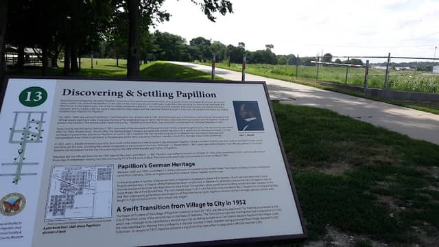 Papillion Historical Sign: Discovering and Settling Papillion - Image 2