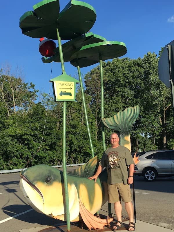 Large Fish and Lily Pads - Image 1