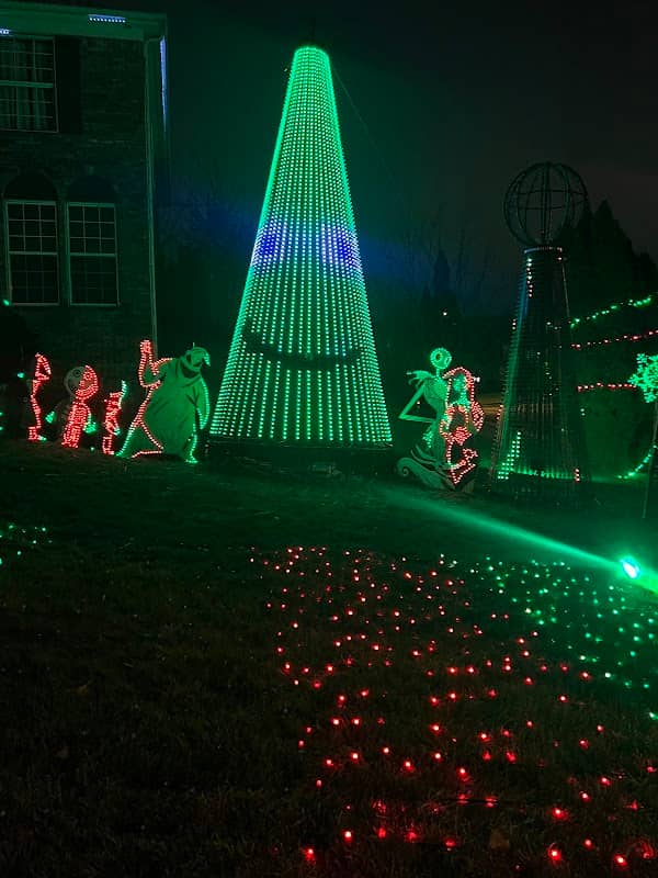 Skellington Manor of Sterling Oaks- Light Show - Image 2