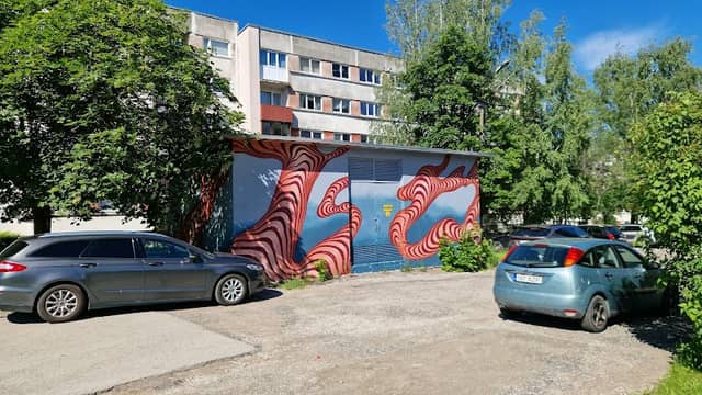 Street art Rua Ahtme - Image 1