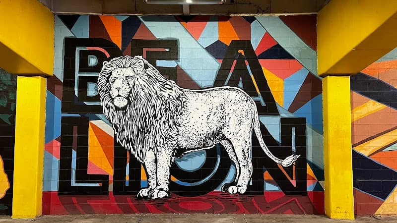 Be A Lion Mural - Image 1