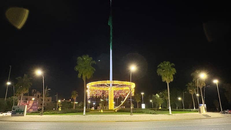 Flag roundabout in Alqatif - Image 3