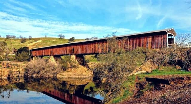Historic Knights Ferry Covered Bridge - Image 1