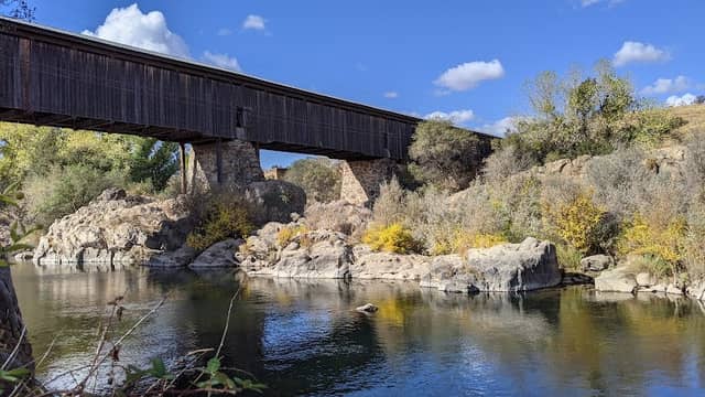 Historic Knights Ferry Covered Bridge - Image 2