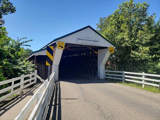 Historic Newton Falls Covered Bridge - Image 2
