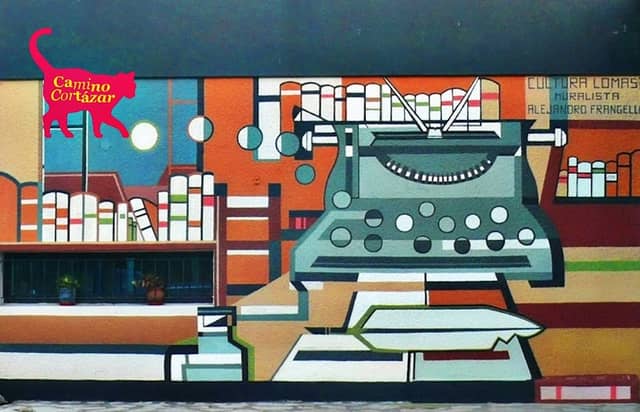 Mural Máquina de Escribir - Camino Cortazar - Image 1