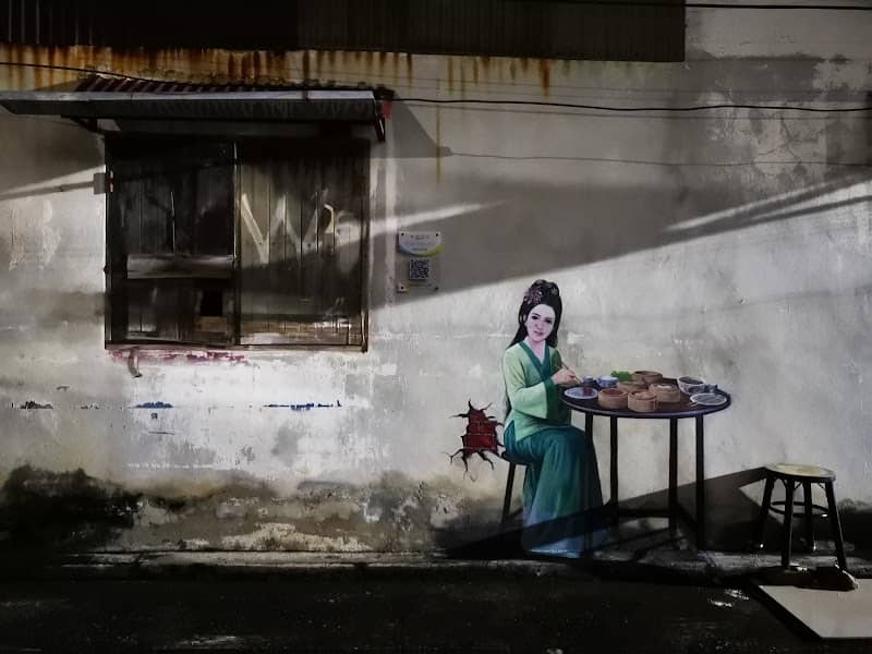 Street Art Hat Yai: Scent of the Tea, Delicious, and Happy Meal - Image 1