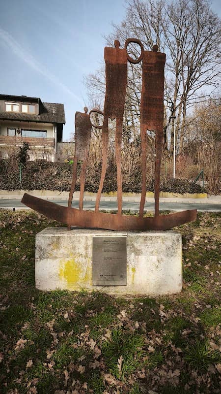 "Familie im Boot" Kunstwerk - Image 1