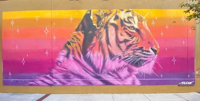 Bengal Tiger Mural - Image 2