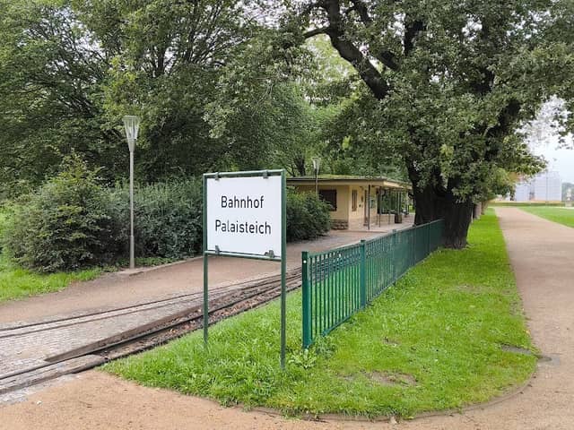 Bahnhof Palaisteich der Parkeisenbahn - Image 1