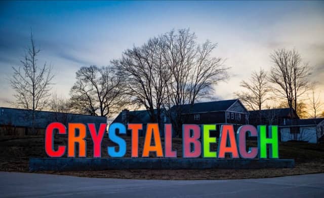 Crystal Beach Sign - Image 1