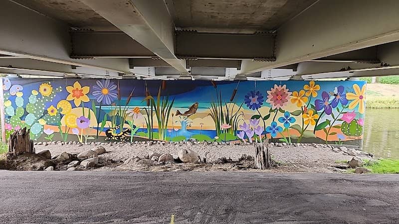 Echoes of the Untamed: Prairie Impressions Mural - Image 1