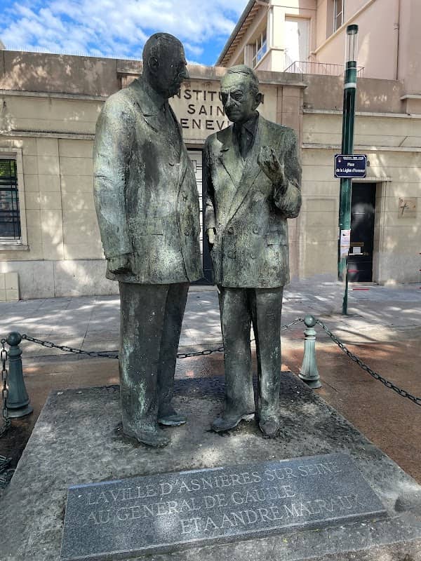 Statues du général de Gaulle et d'André Malraux - Image 2