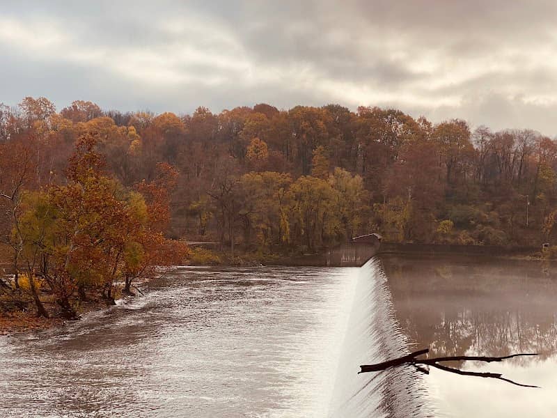 Lehigh River Waterfall - Image 1