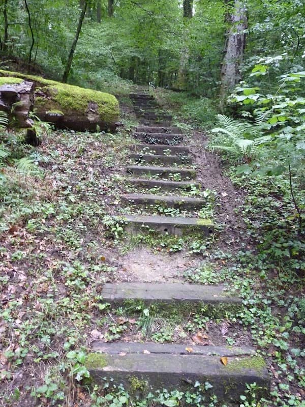 Loschbur hill, with stairs and small mire - Image 1