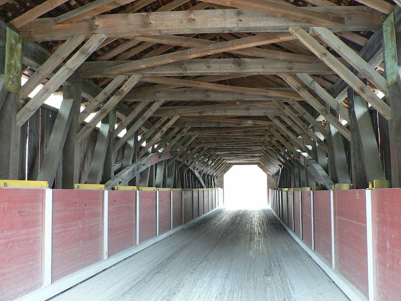 Historic McGees Mills Covered Bridge - Image 2
