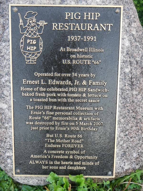 Pig Hip Restaurant Memorial - Image 1