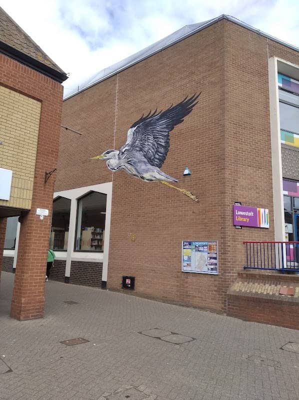 Grey Heron street art by ATM - Image 1