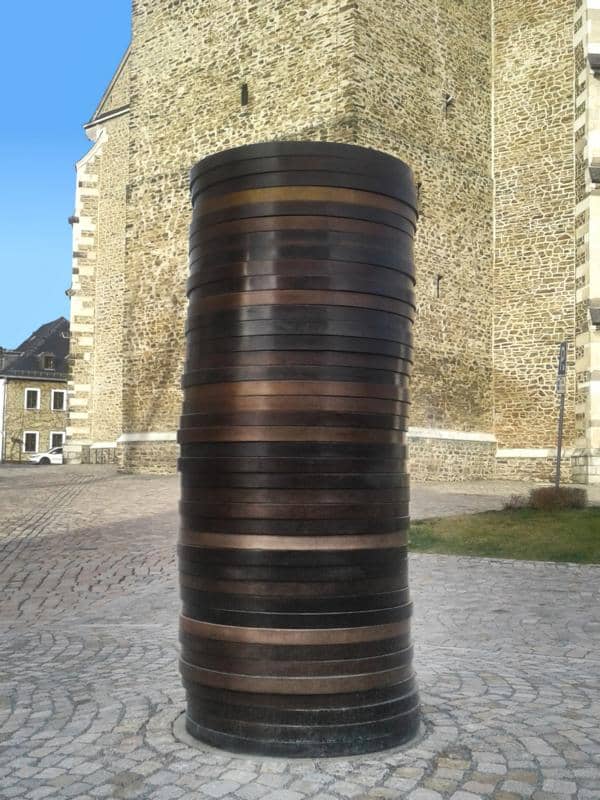 PURPLE PATH - "Coin Stack 2" von Sean Scully - Image 1