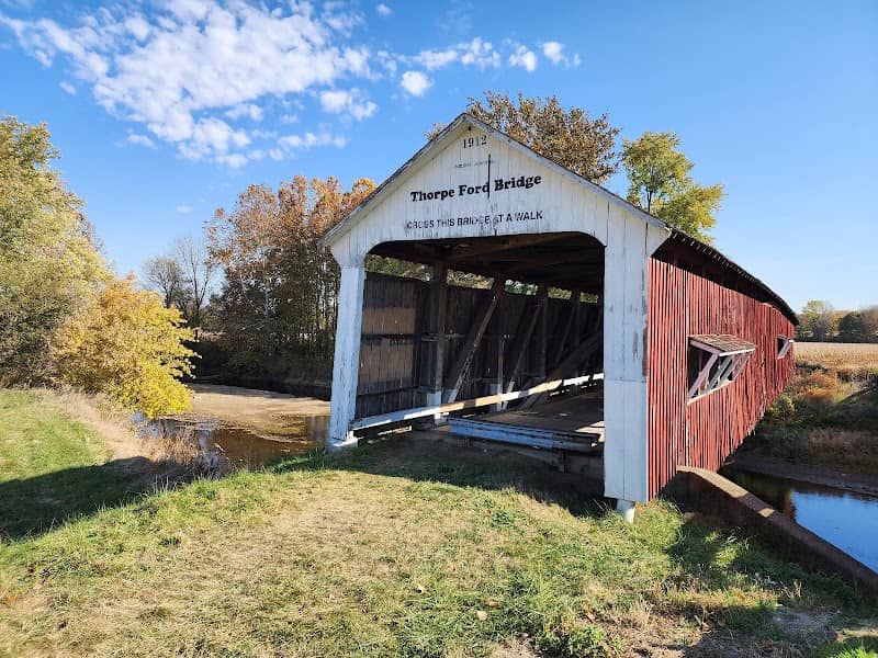 Historic Thorpe Ford Covered Bridge - Image 1