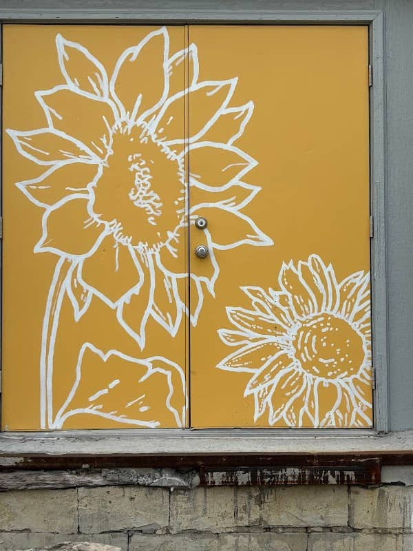 Holton Mercantile Sunflower Mural - Image 1