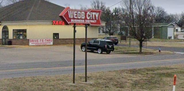 Webb City Business District Neon Sign - Image 1
