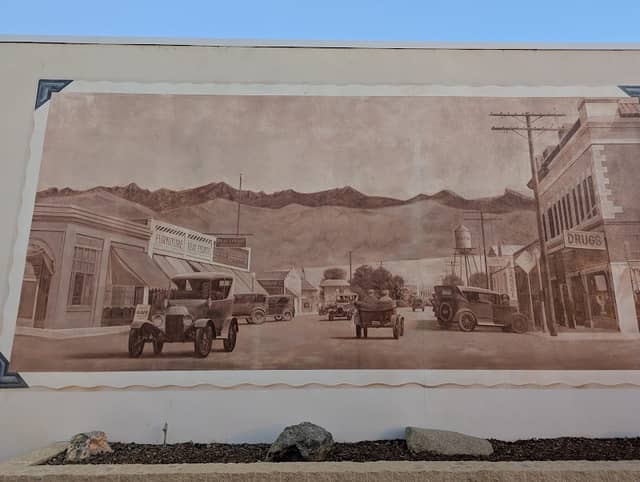 Mural-- Our Town, Circa 1925 - Image 1