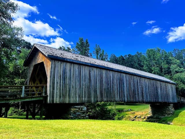 Historic Auchumpkee Creek Covered Bridge - Image 1