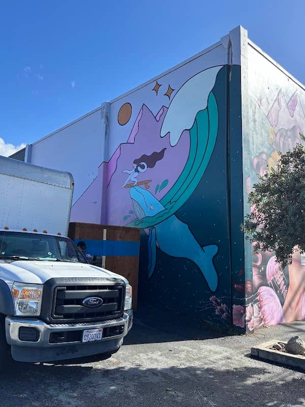 The Mermaid Surfer Mural - Image 1