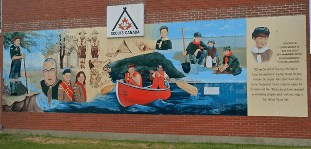 Scouting Through the Years Mural - Image 1