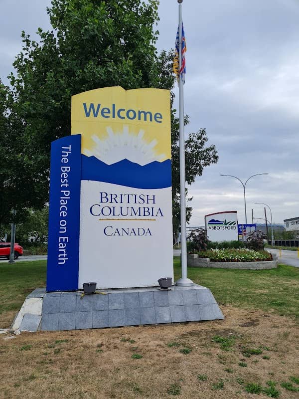 British Columbia Welcome Sign - Image 1