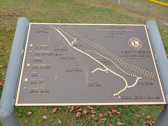 Big Rapids Riverwalk Trailhead - Image 2