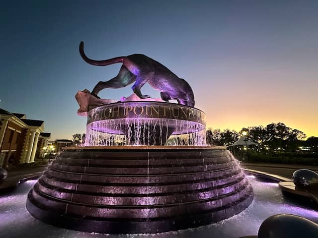 Qubein Arena Panther Fountain - Image 1