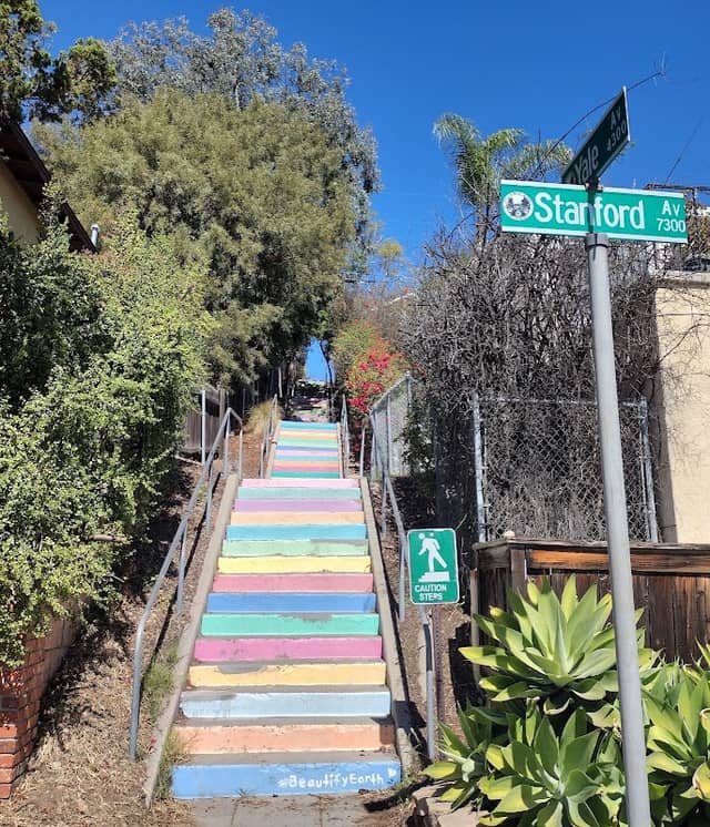 La Mesa Rainbow Stairs - Image 1