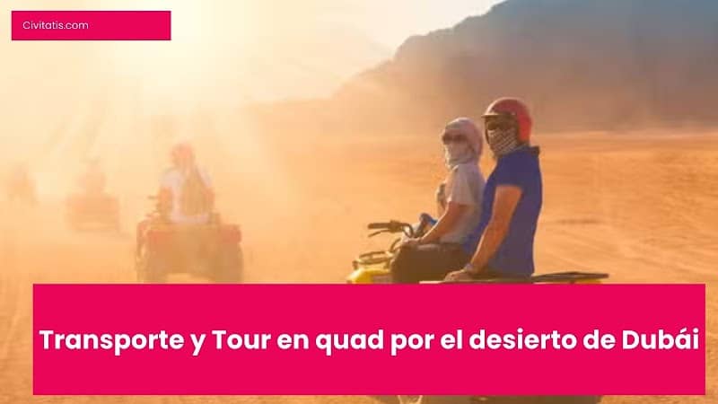 Transporte y Tour en quad por el desierto de Dubái - Image 1