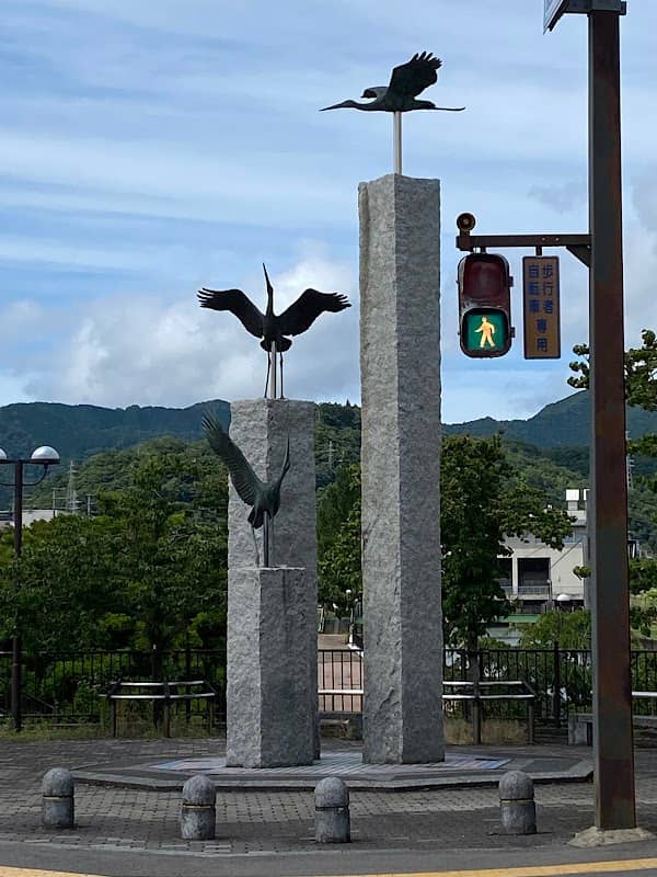 豊岡市コウノトリモニュメント「飛鳥」 - Image 1